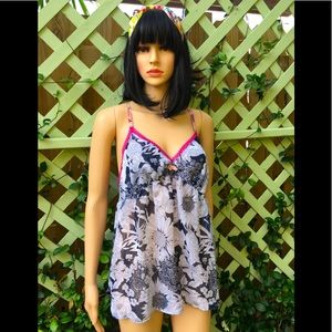 LIBERTY LONDON TARGET SHORT NIGHTGOWN